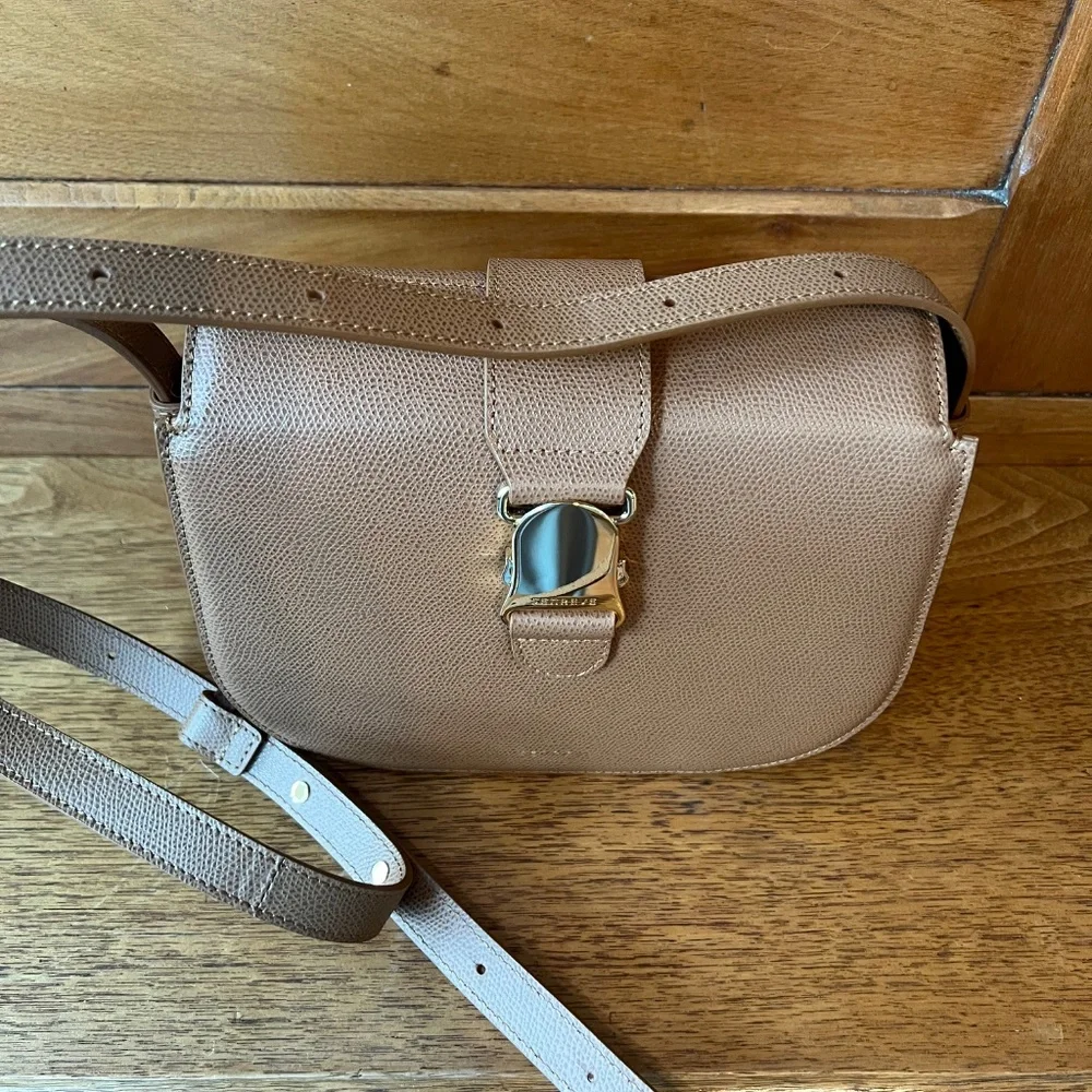 Senreve Cadence Crossbody in Pebbled Tan - Picture 2 of 9